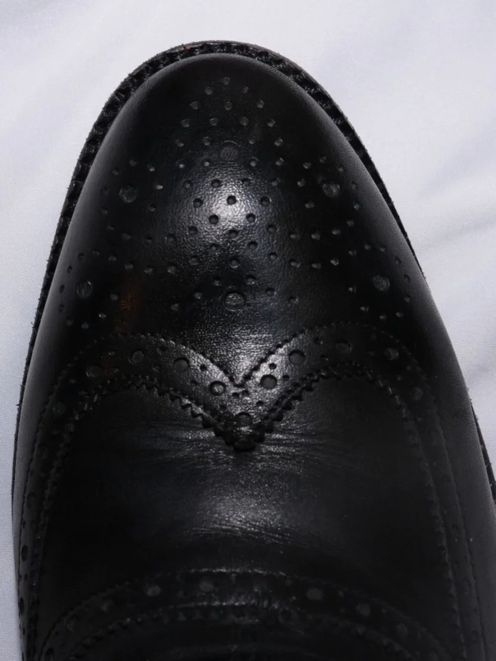 Beckett Simonon Yates Wingtip Brogue Oxfords Black 9.5